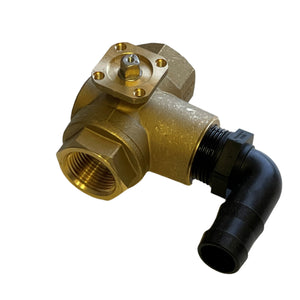 Brass Valve w/ Elbow