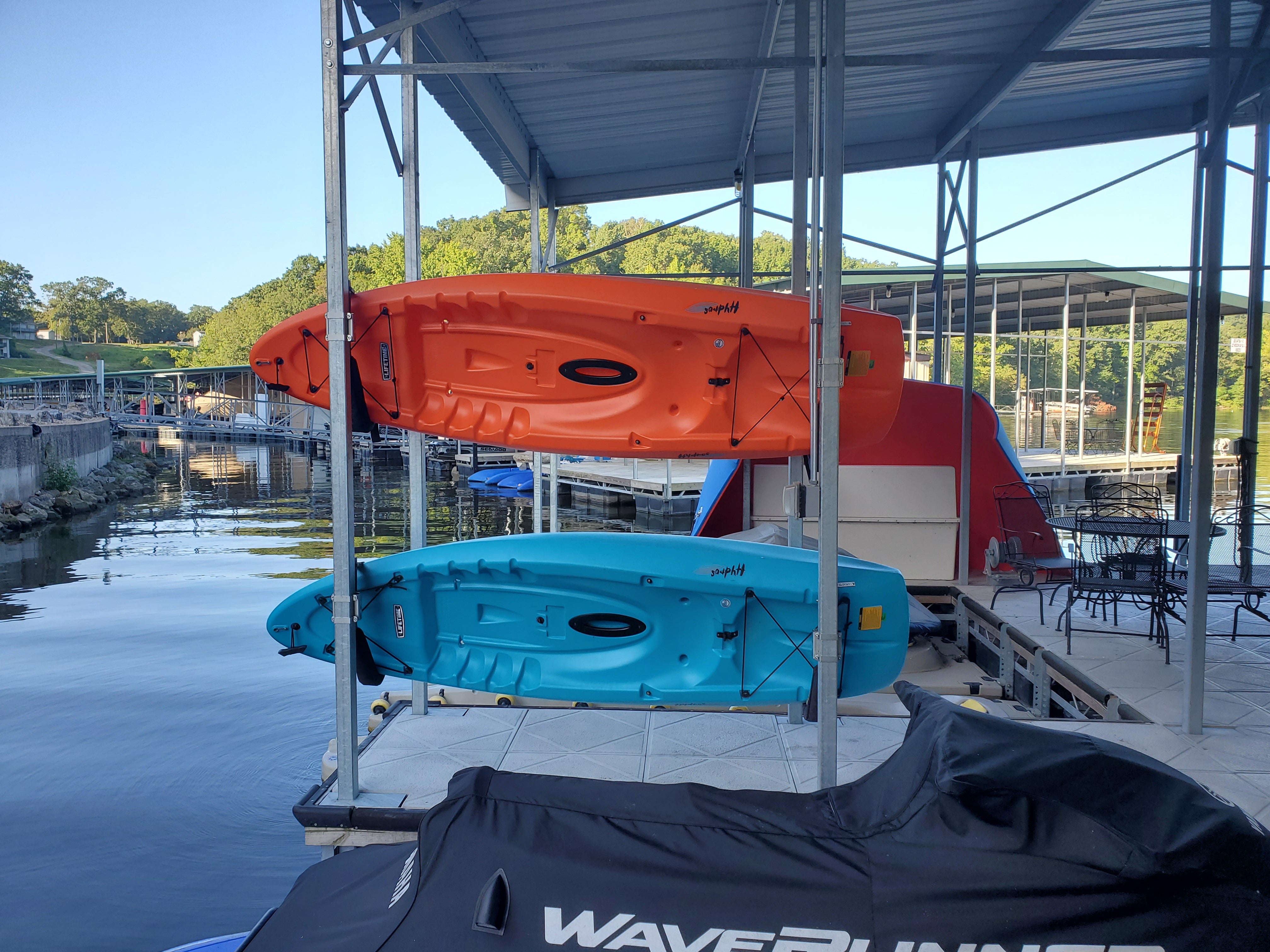 Kayak cradle online storage